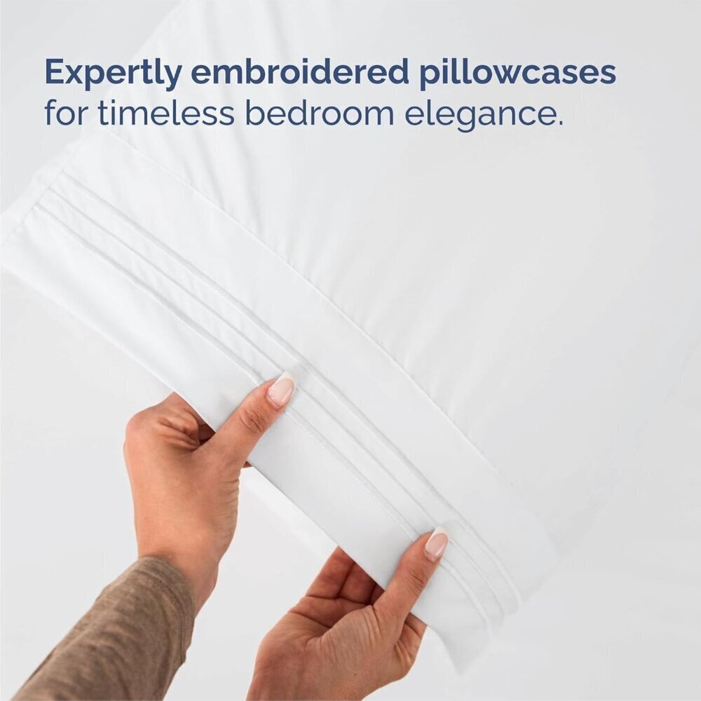 Queen Size 4 Piece Sheet Set - Comfy Breathable & Cooling Bed Sheets Set - Hotel - Picture 6 of 8